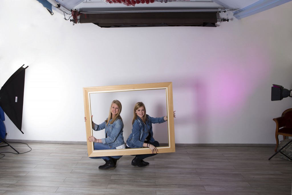 Photo du studio équipé où nous faisons les prises de vue!!!